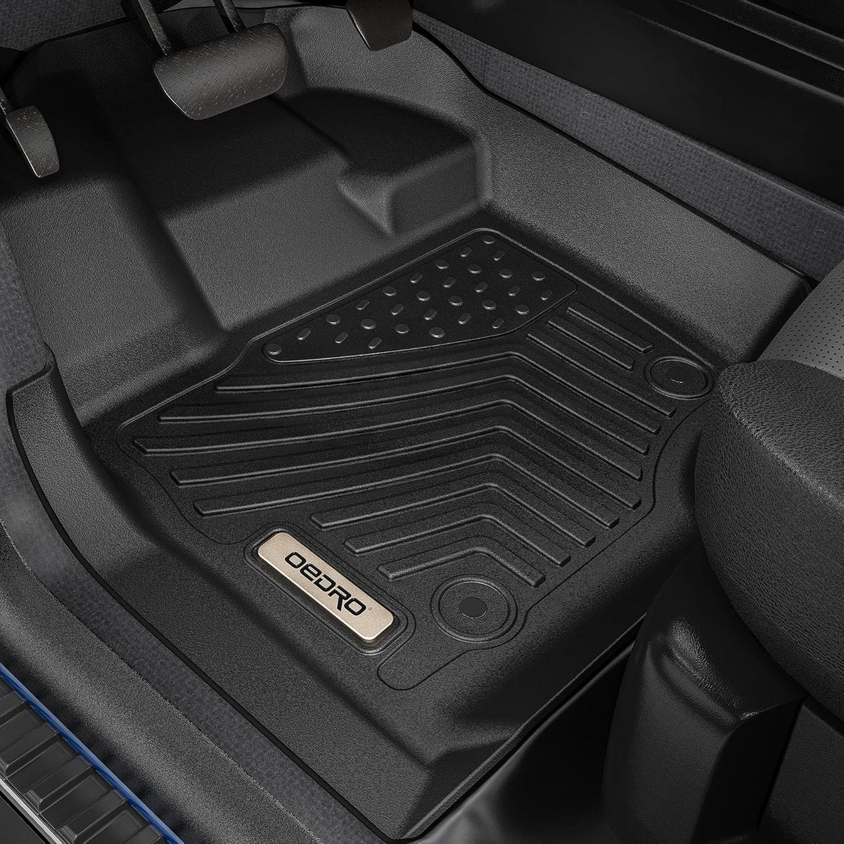 Black TPE All Weather Floor Mats D567164