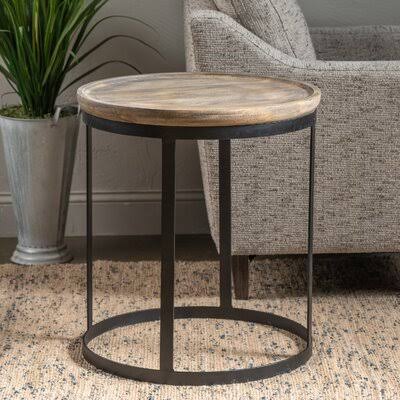 Mango Wood Tray Table D600626