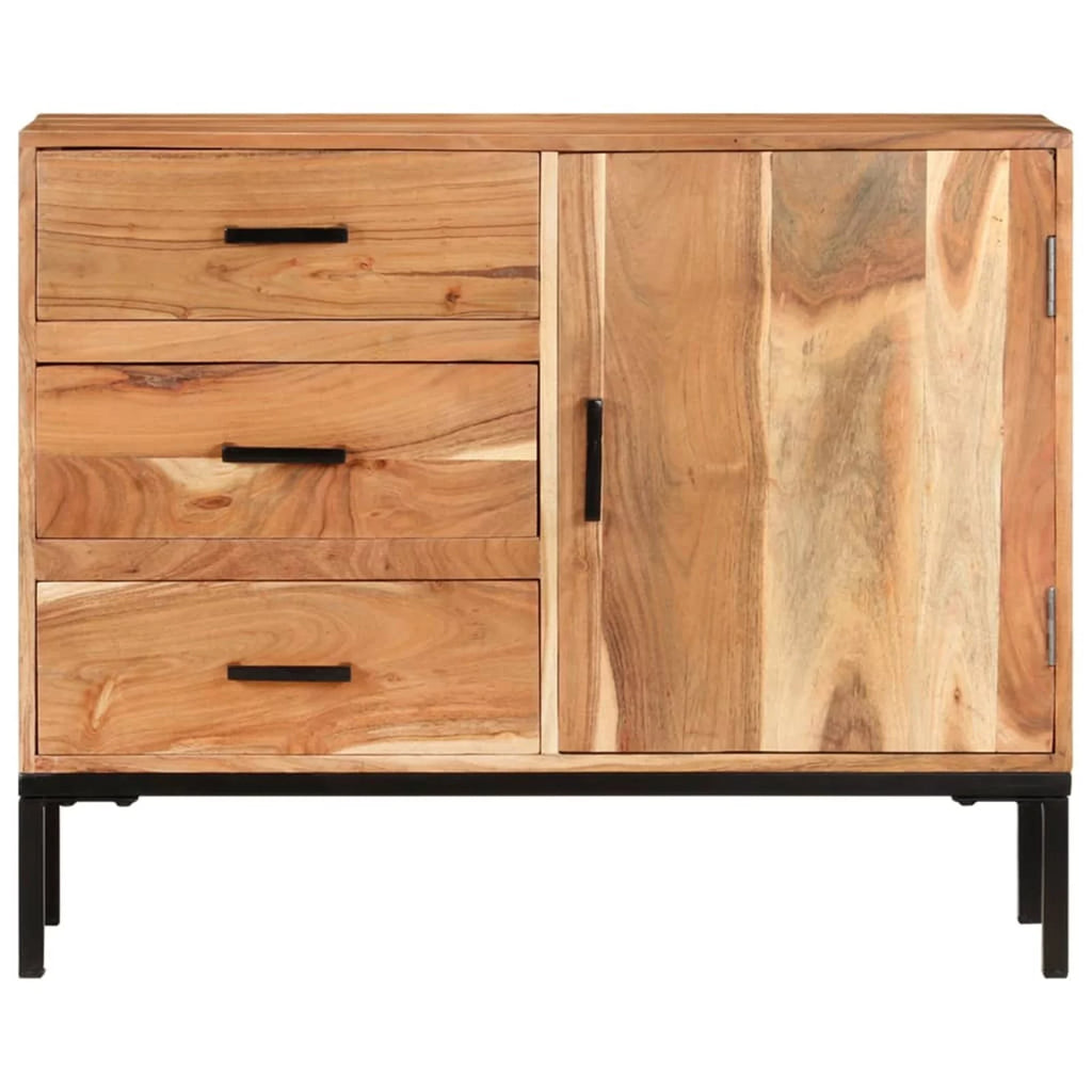Solid Acacia Wood Sideboard J61975