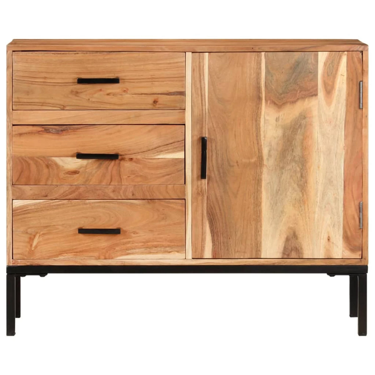 Solid Acacia Wood Sideboard J61975