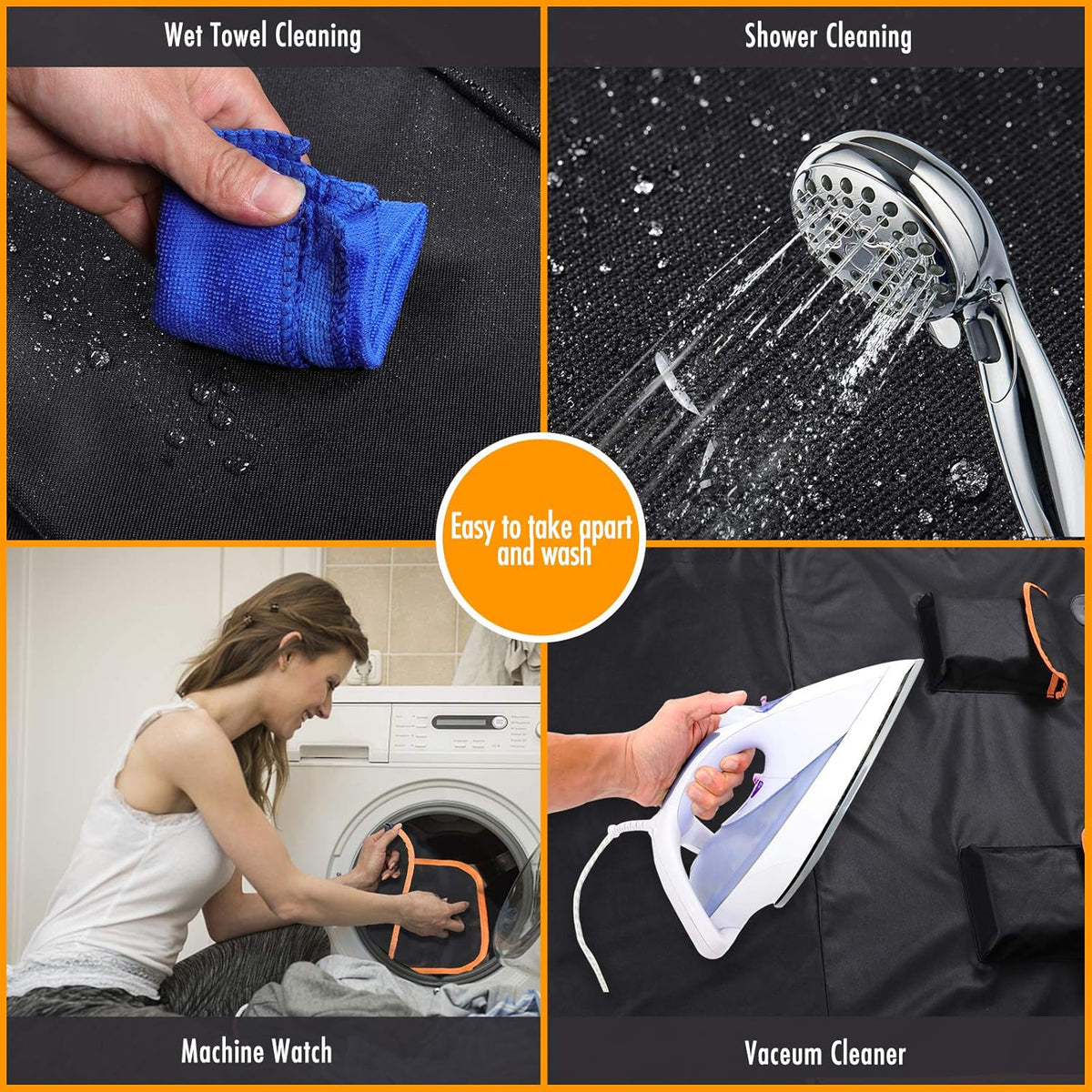 Yellow Washable Waterproof Pet Cargo Cover Liner H399