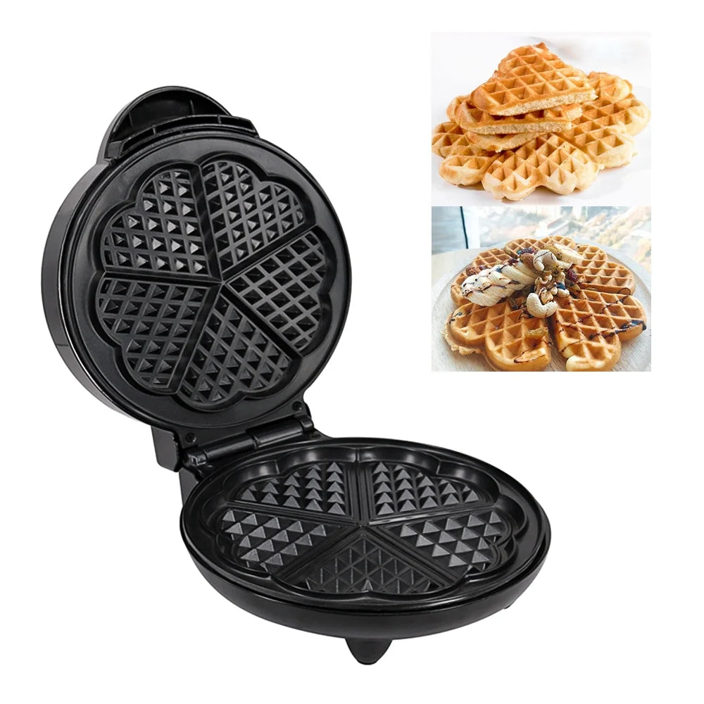 5 Heart-Shaped Waffle Maker Electric Waffle Iron Z529018