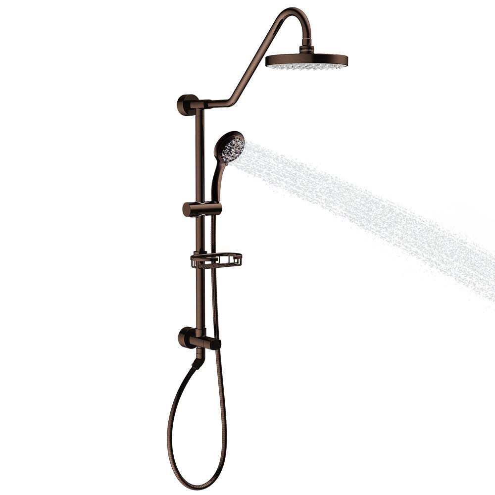 Dual Rain Shower Hand Held Head Spa System, Oil Rubbed Bronze R970