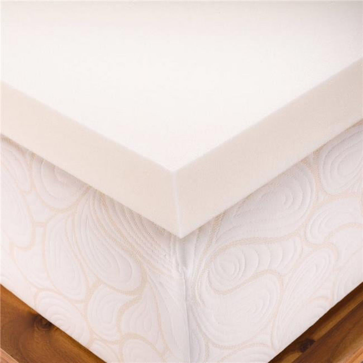 Queen Size 4 inch Medium Firm Polyurethane Foam Mattress Pad G7208