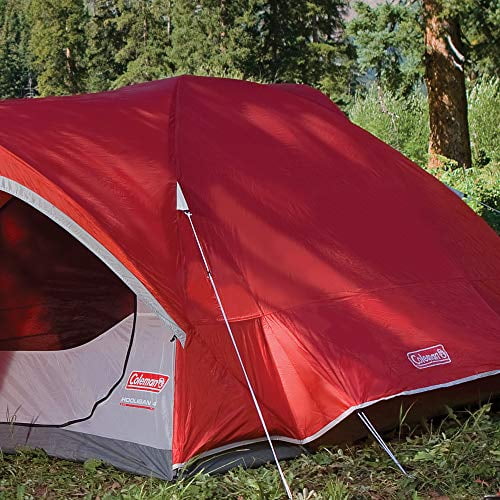 Red 4-Person Backpacking Tent T54446