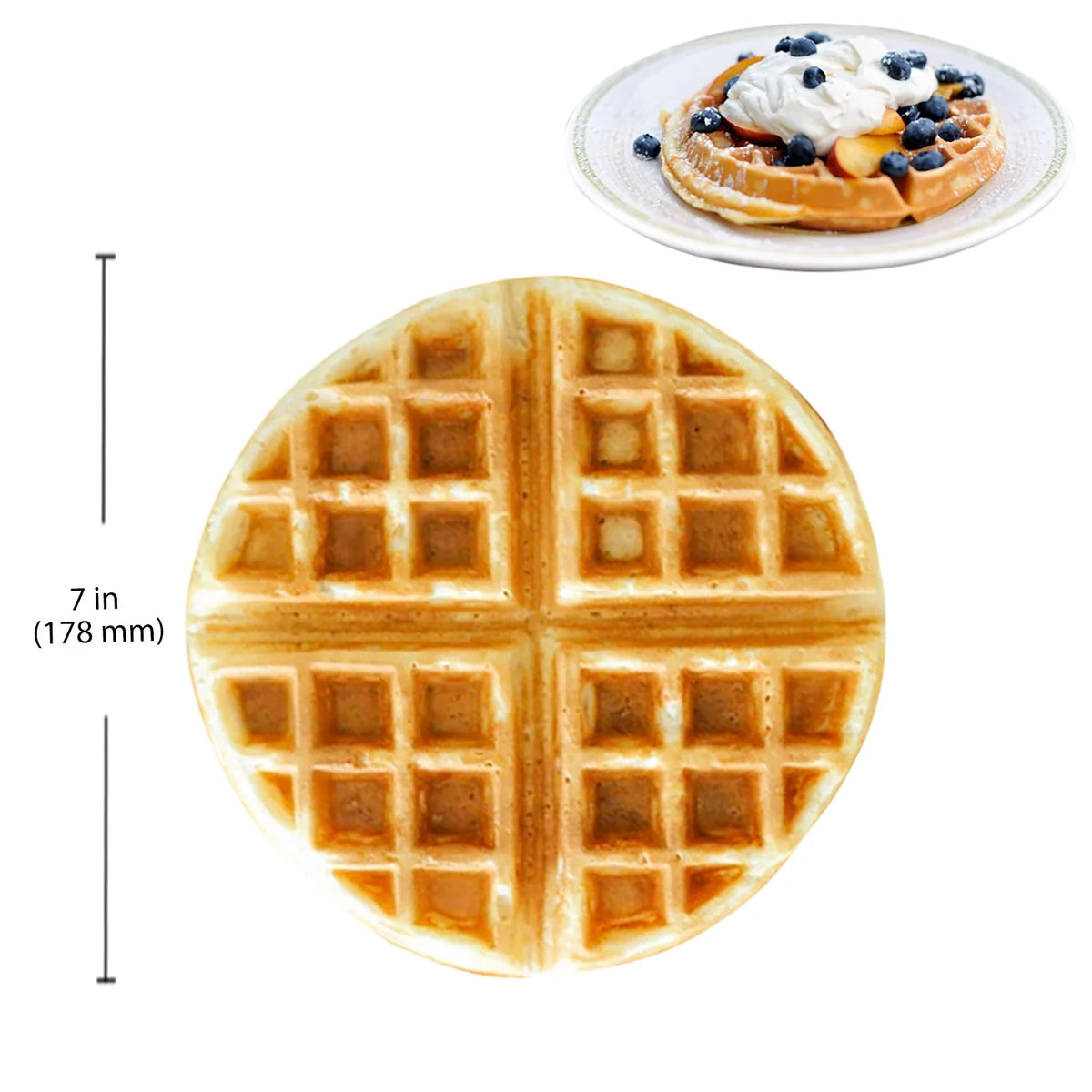Stainless Steel Commercial Flip Waffle Iron C198