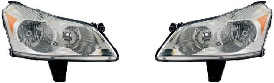 Headlight Assembly for Chevy Traverse 2009 2012 Pair S8486