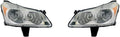 Headlight Assembly for Chevy Traverse 2009 2012 Pair S8486
