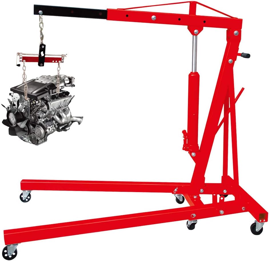Steel 3 Position Engine Leveler with Adjustable Handle, 3/4 Ton (1,500 lb) Capacity, Pack of 2 A21228