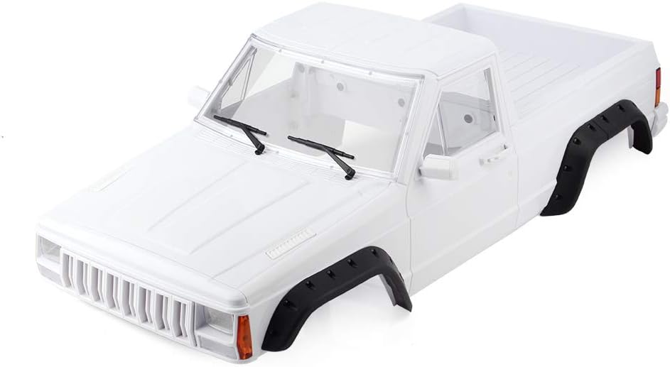 Unpainted 313mm Wheelbase Cherokee Pickup Truck Car Shell Kit for 1/10 RC Crawler L26266