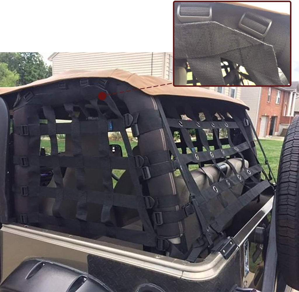 Black Trunk Cargo Mesh Net V2667