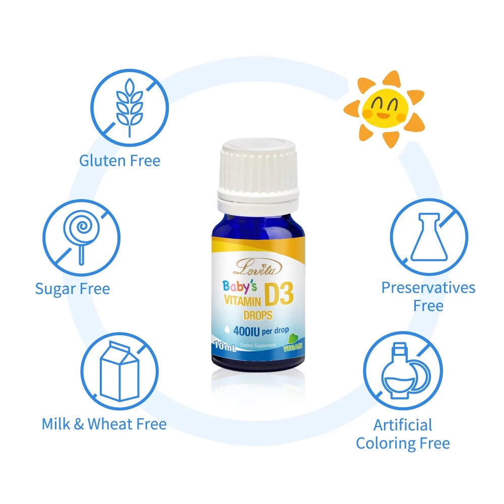 Vegan Liquid Vitamin D3 400IU 0.34 Oz H632907