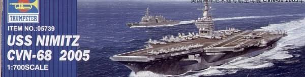 1/700 USS Nimitz CVN-68 Aircraft Carrier 2005 L487851
