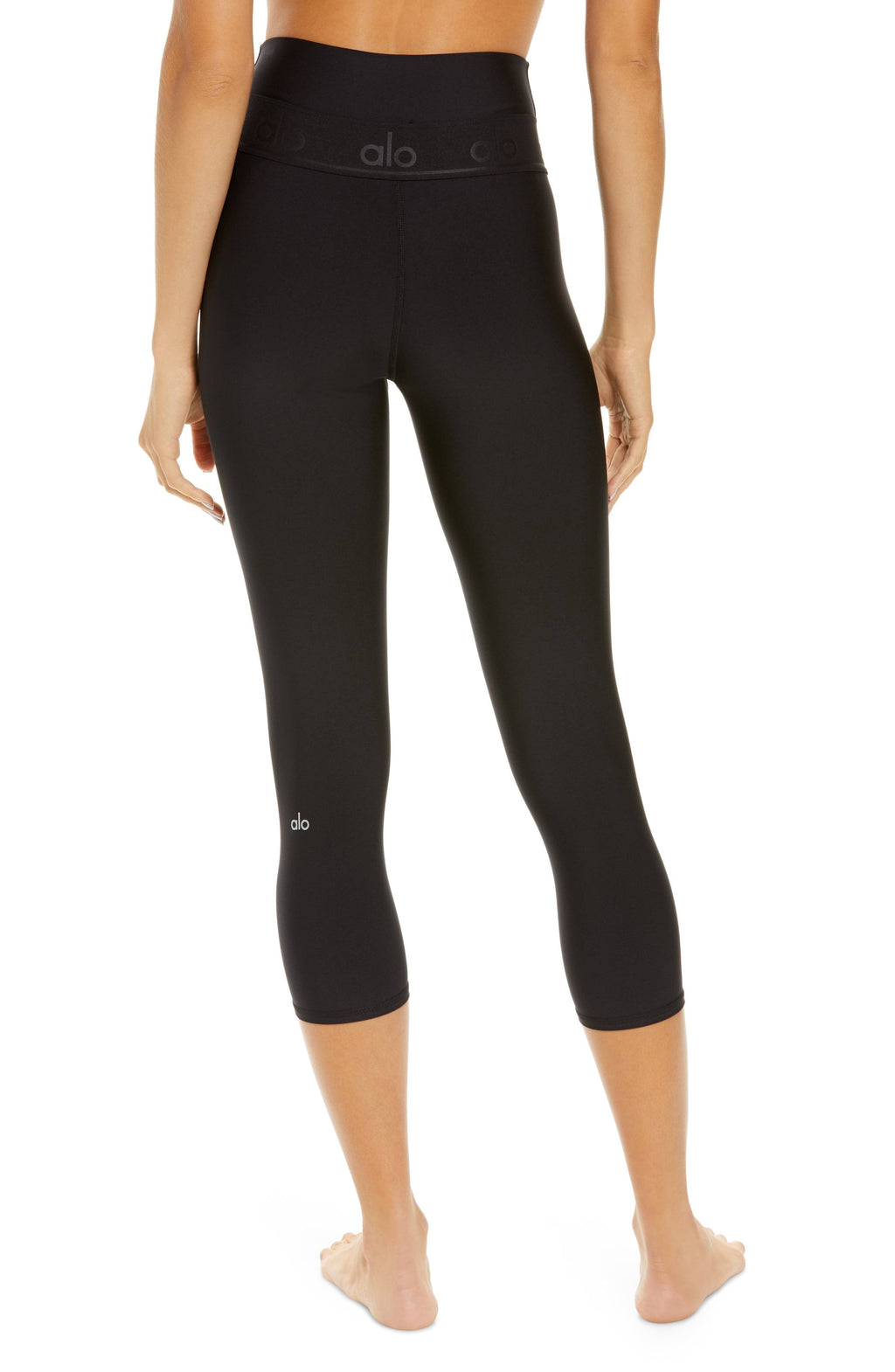 High-Waist Fitness Capri - Black N8152