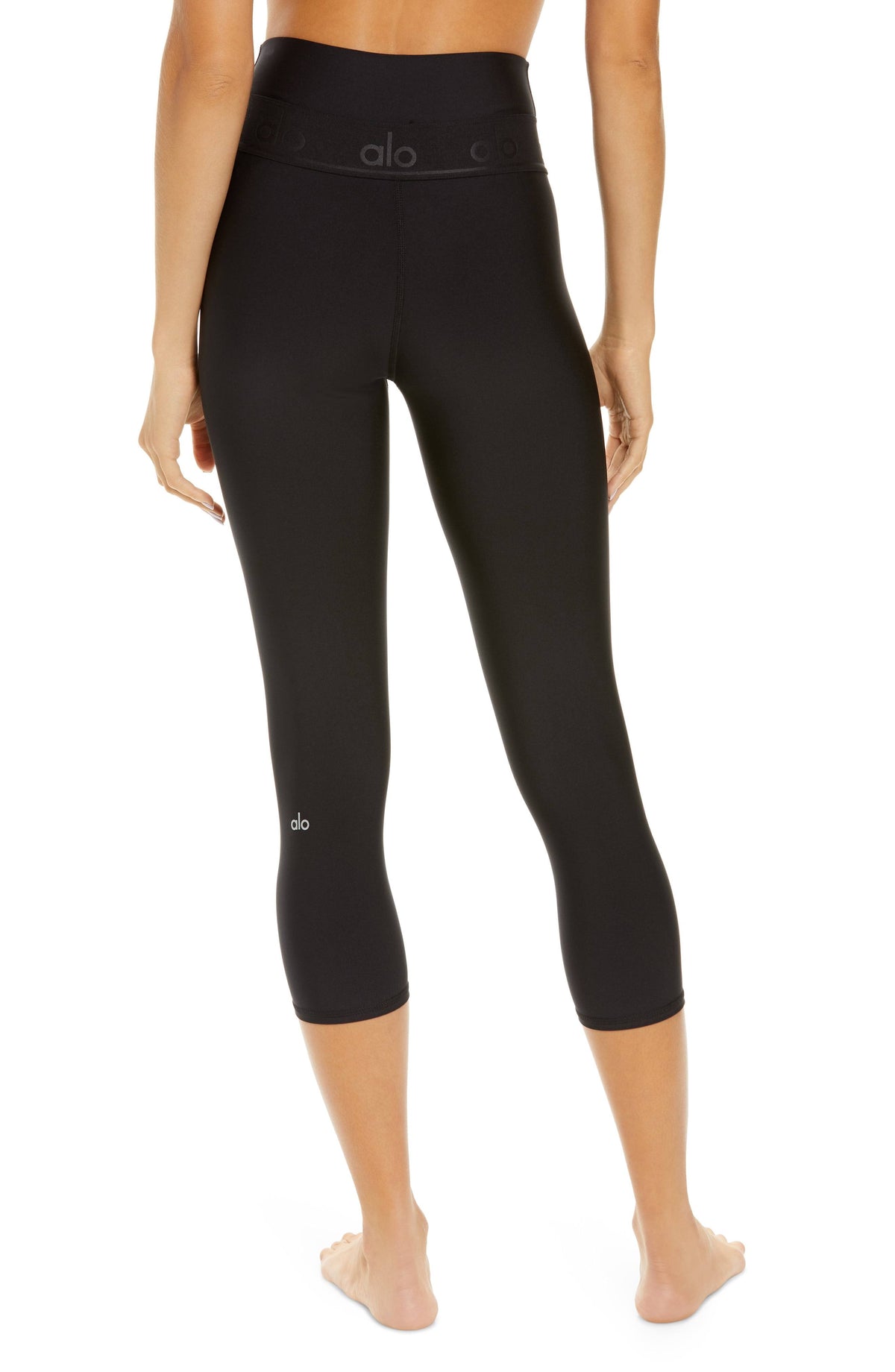 High-Waist Fitness Capri - Black N8152