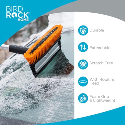 Extendable Snow Brush with Detachable Ice Scraper O130