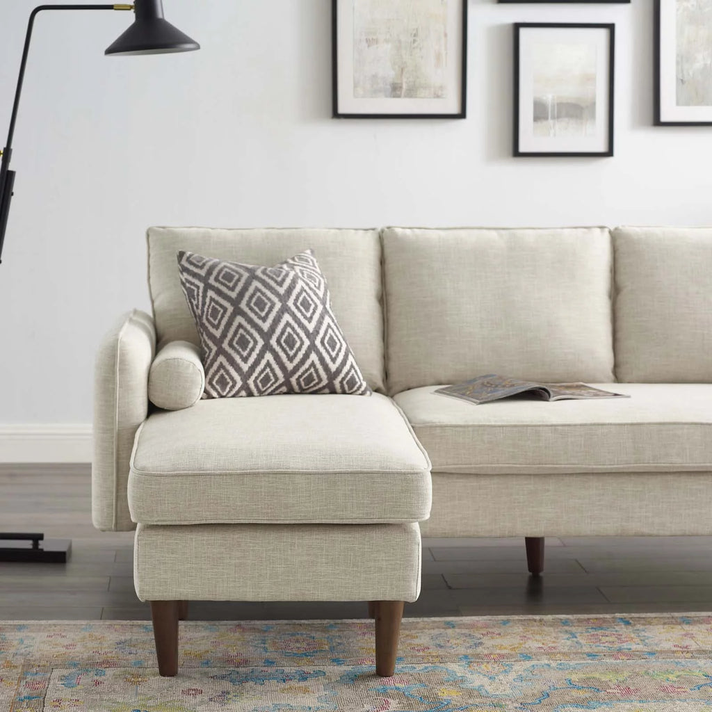 Beige Upholstered Sectional Sofa V157512