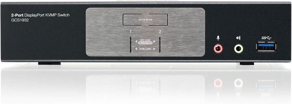 2-Port DisplayPort KVMP with Wireless Keyboard and Mouse U90781