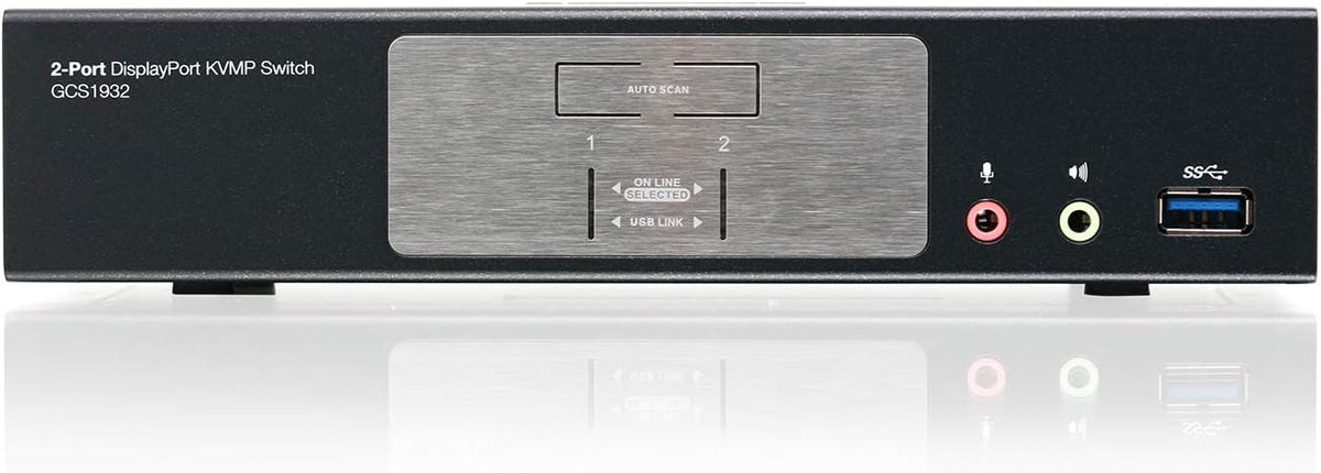 2-Port DisplayPort KVMP with Wireless Keyboard and Mouse U90781