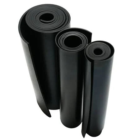 Black 3/16 in. 60A Neoprene Rubber Sheet F899967