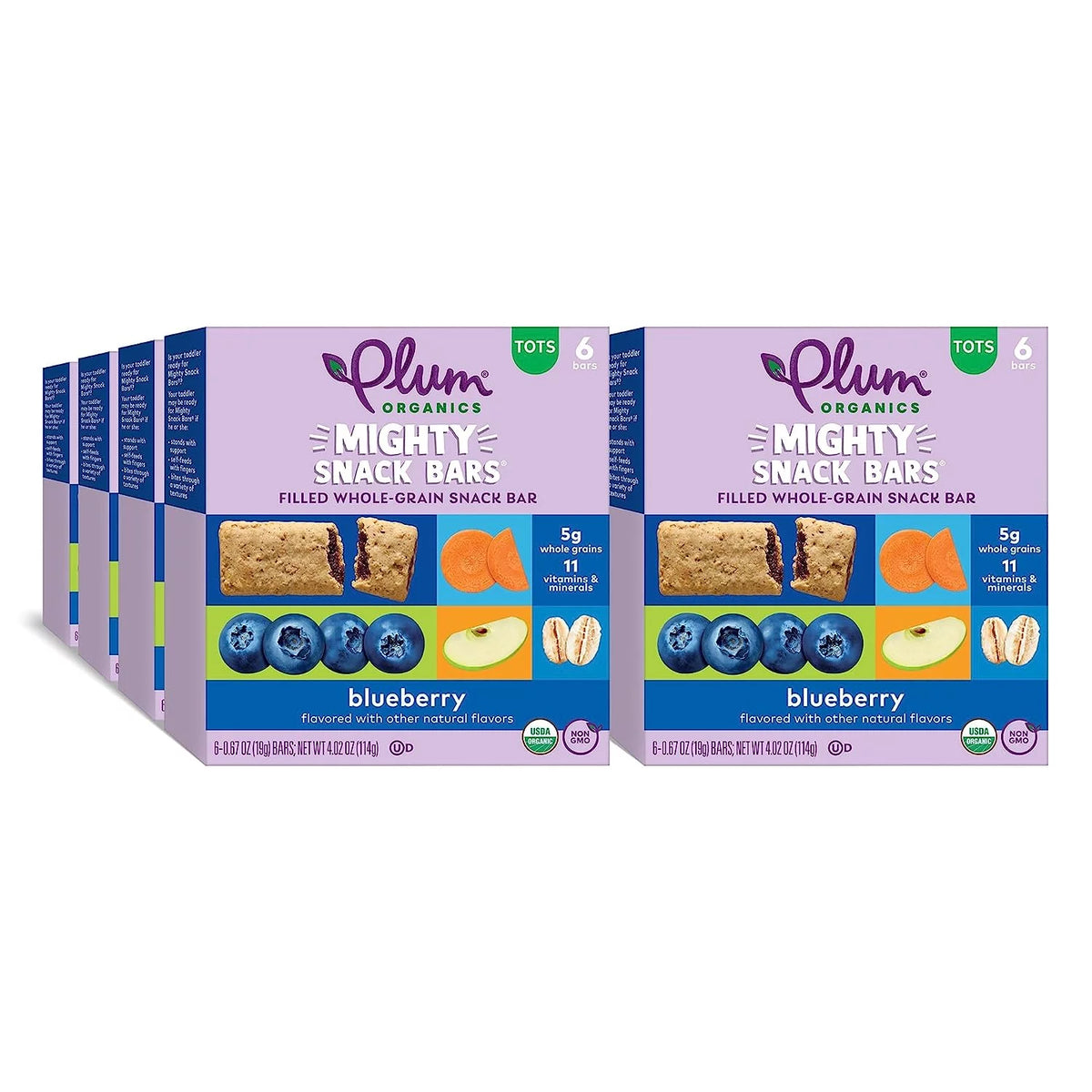 Blueberry 0.67 oz Snack Bars 6 Count 8 Pack Z566