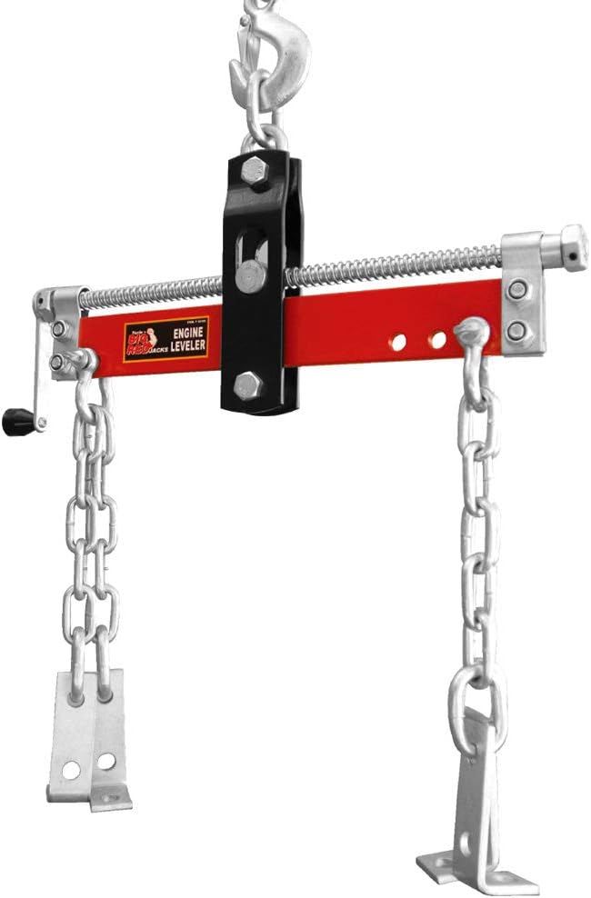 Steel 3 Position Engine Leveler with Adjustable Handle, 3/4 Ton (1,500 lb) Capacity, Pack of 2 A21228