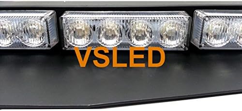 32 Watt Blue LED Emergency Beacon Light Bar Pack of 2 Q245209