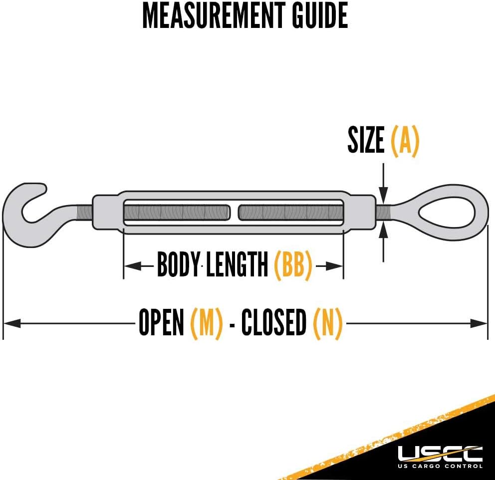 Galvanized Hook and Eye Turnbuckle W8162