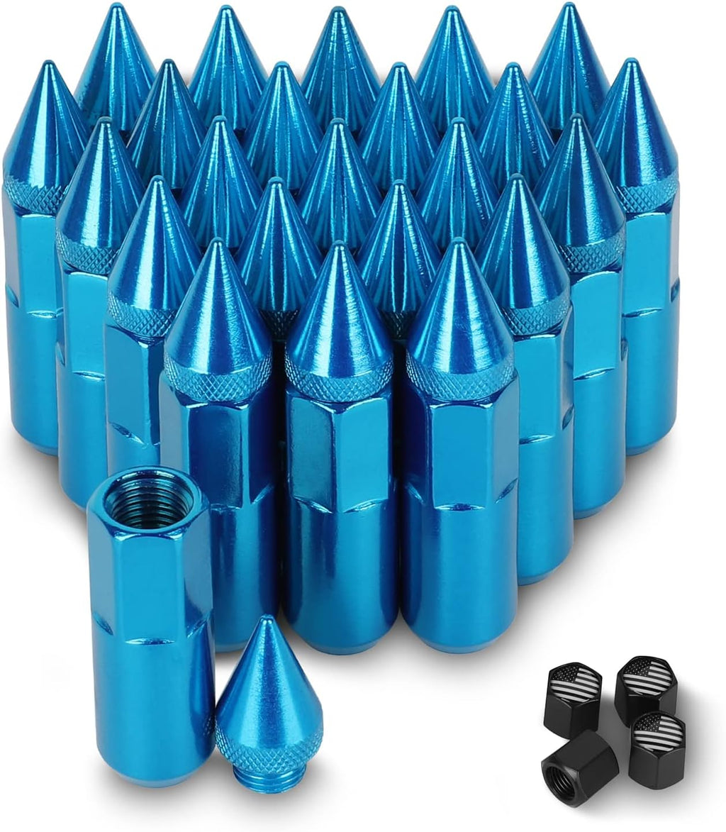 24 PCS Steel Spiked Lug Nuts (Neo Chrome) U938368