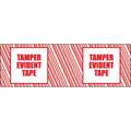 Red/White Tamper Evident Security Tape, 3 x 110 yds. x 2.5 Mil, 24/Carton K205