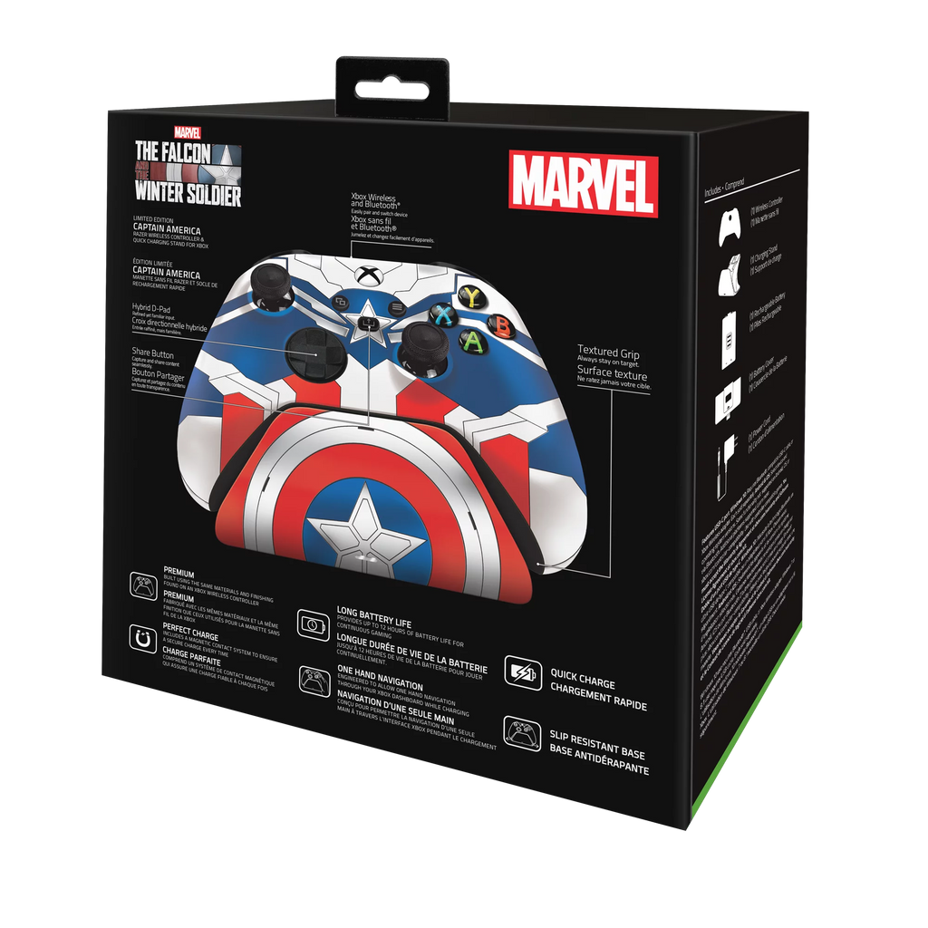 Wireless Xbox Controller and Quick Charging Stand T72558