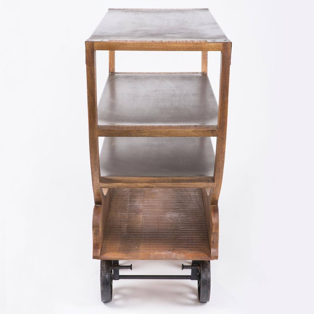 Mango Wood Cart W666959