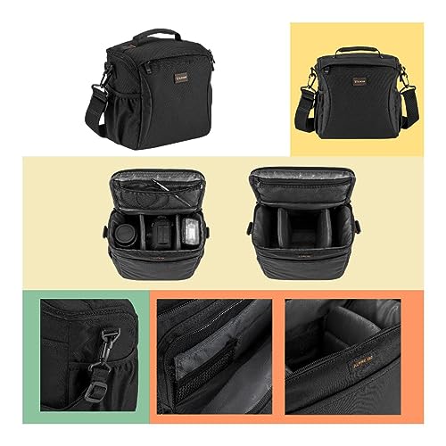 Black Mirrorless Camera with 64GB Memory and Shoulder Bag V751184