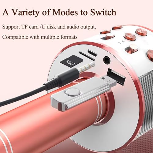 Wireless Bluetooth Karaoke Microphone 3-in-1 J623624