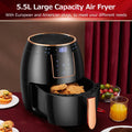 5.5L 1300W Electric Air Fryer with LCD Screen L425769
