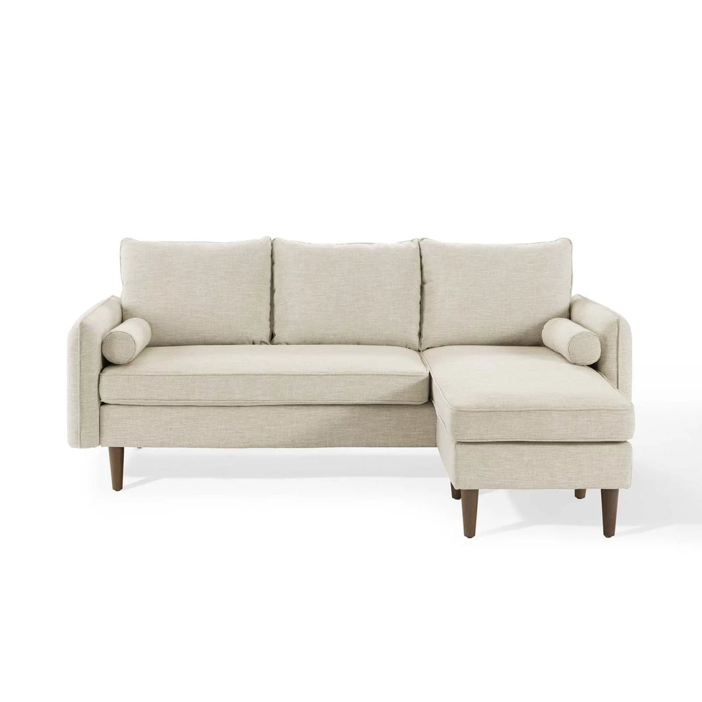Beige Upholstered Sectional Sofa V157512