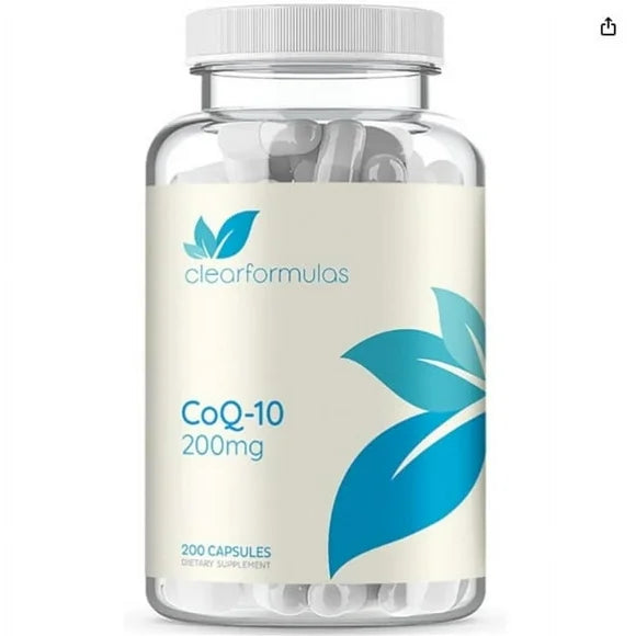 Pure CoQ10 200mg 200 Capsules W1935