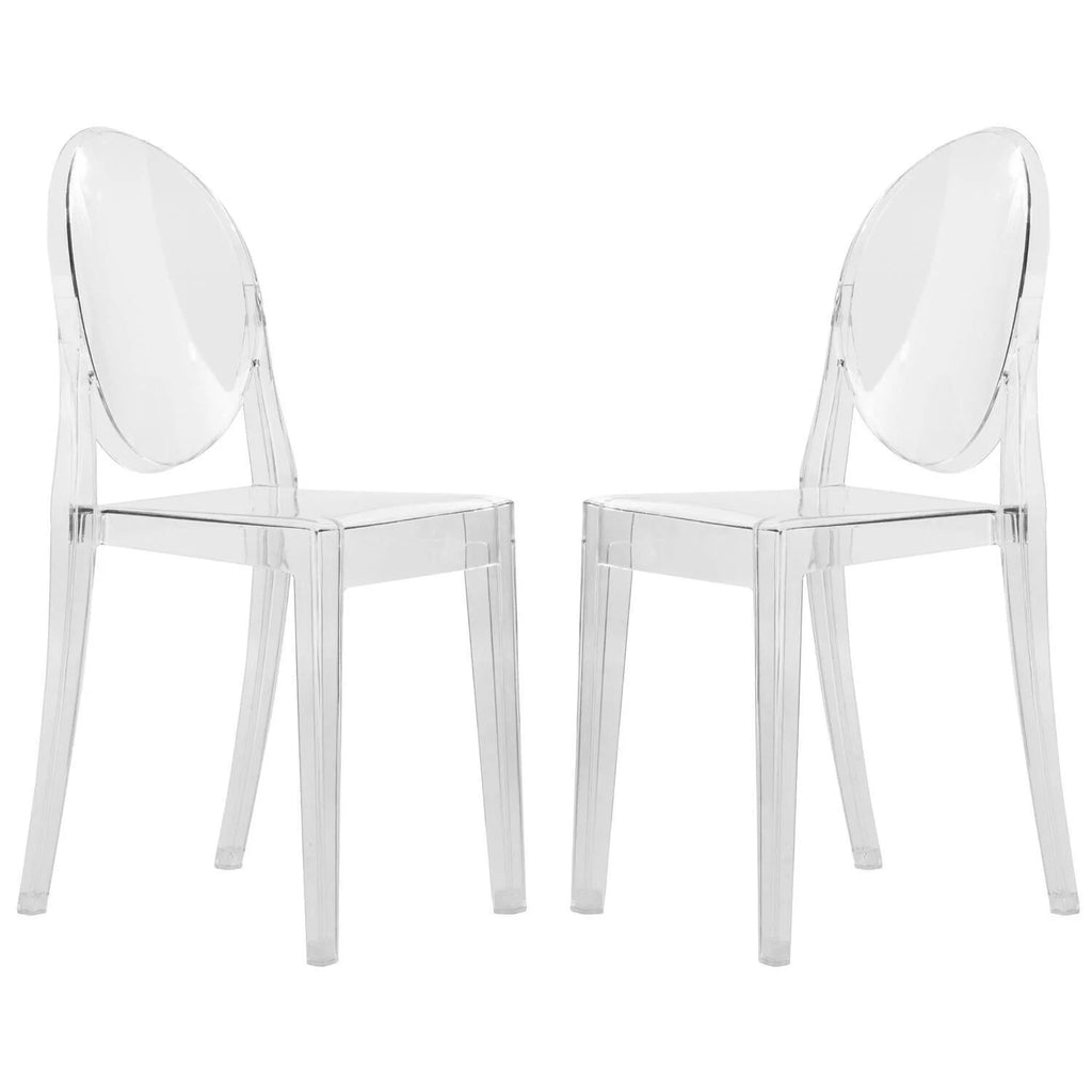 Acrylic Modern Chair Set of 2 X13936