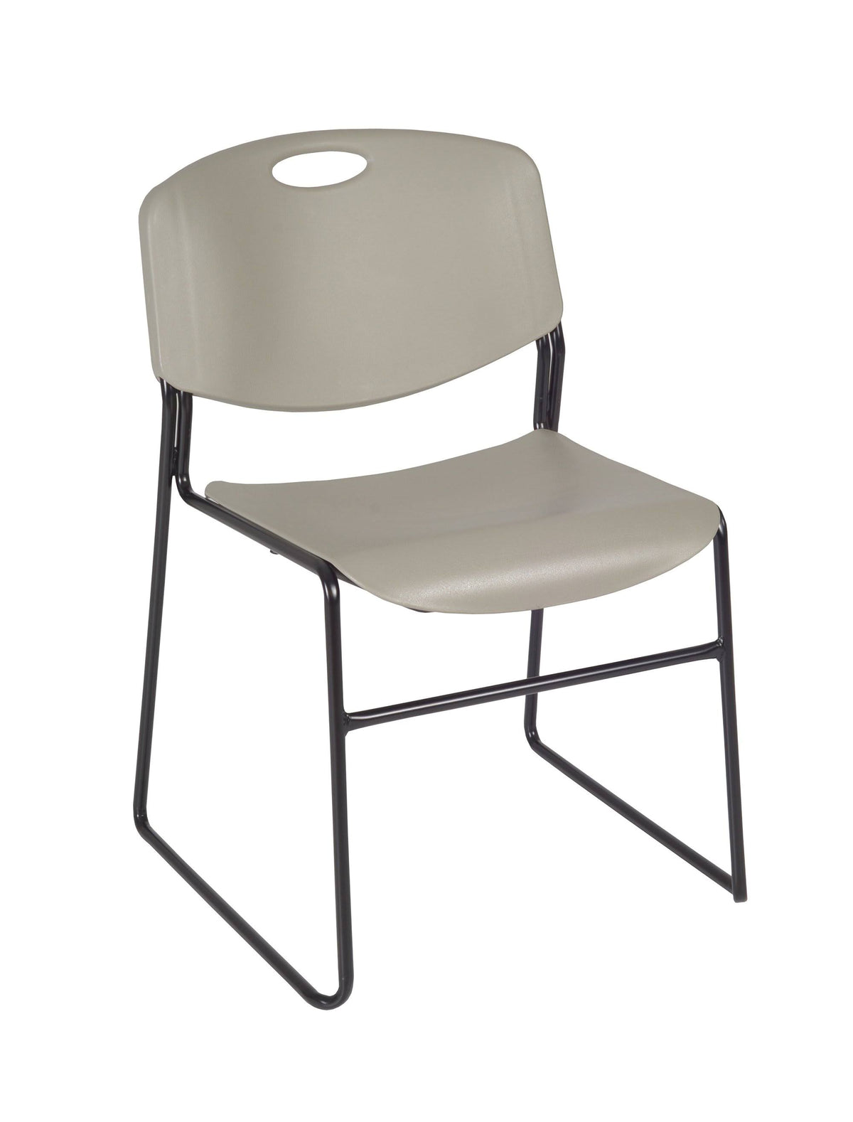Maple Training Table with 2 Grey Stack Chairs F395