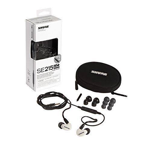 White Sound Isolating Earphones with Remote + Mic F278066