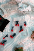 White Sheer Socks K4196