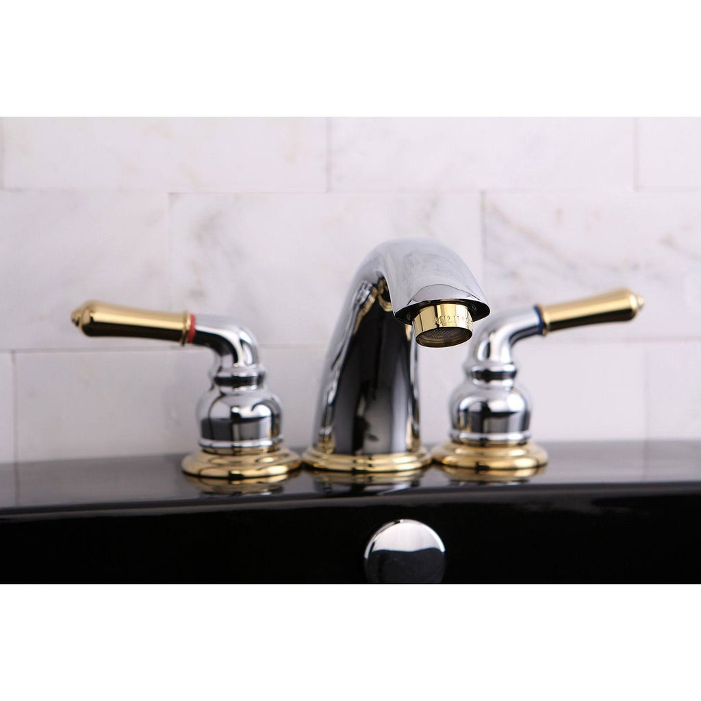 Polished Chrome Widespread Bathroom Faucet O147136