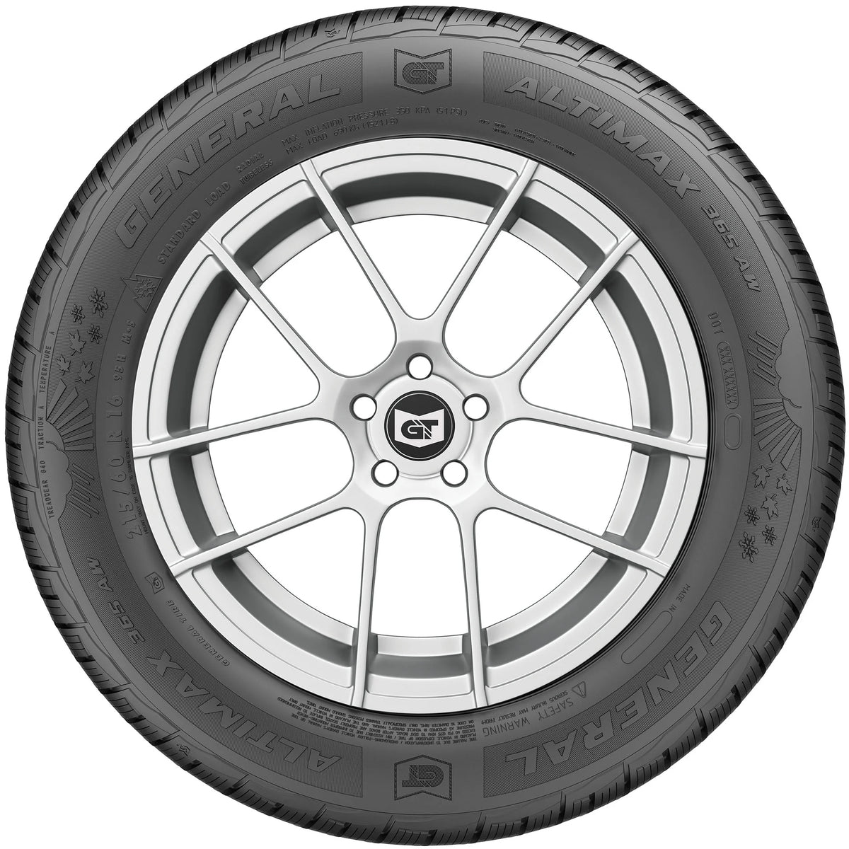 All Weather 215/60R16 95H Passenger Tire T914