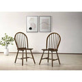 Walnut Solid Wood Windsor Back Side Chair W811