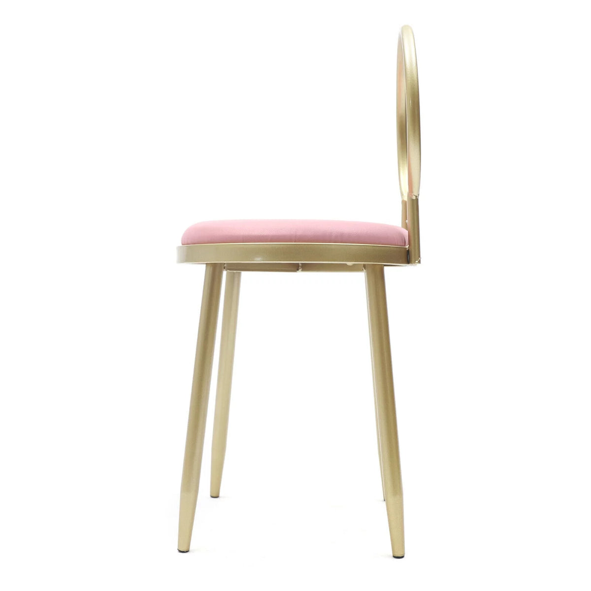 Vanity Stool Metal Frame Padded Cushion Z151