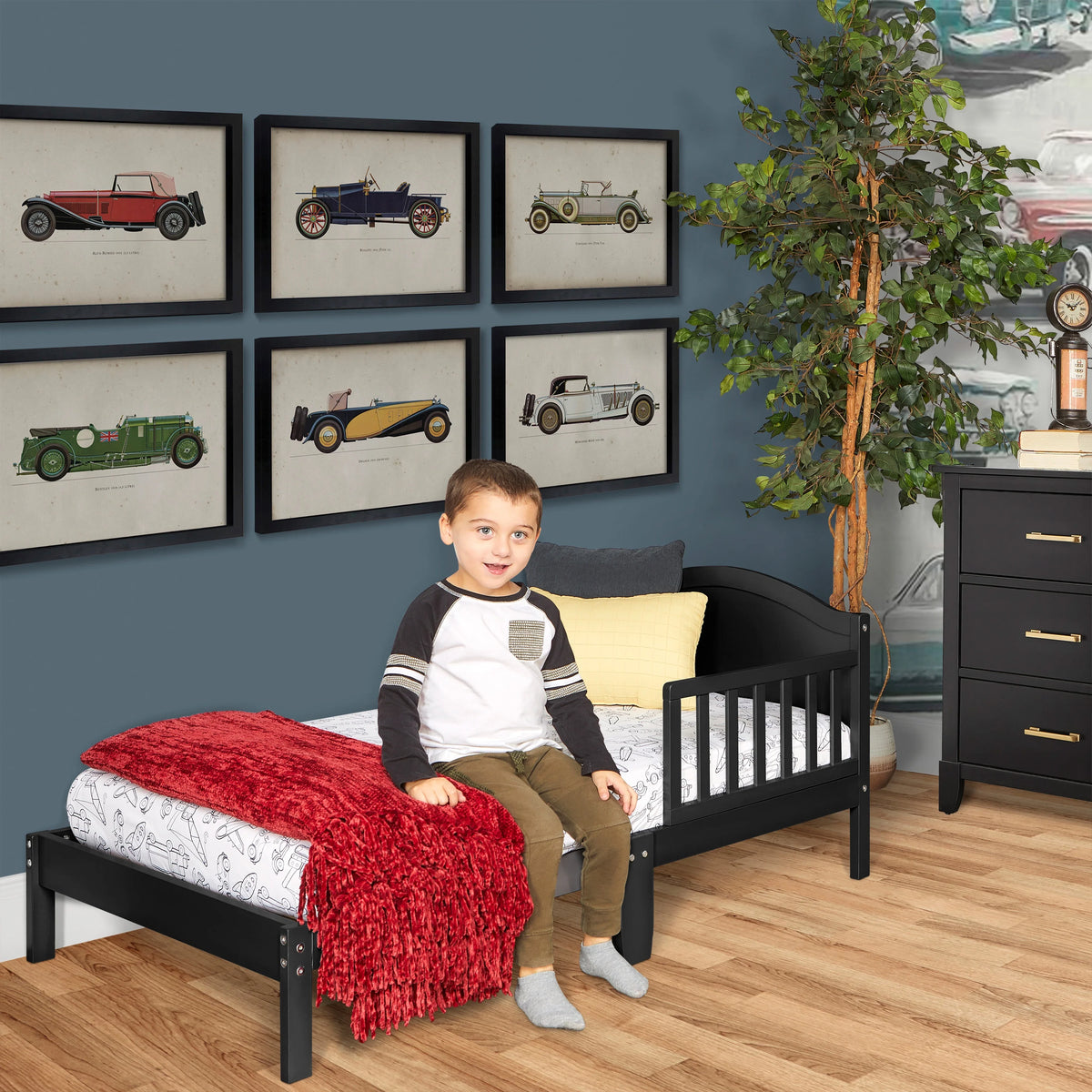 Black Toddler Bed W875002
