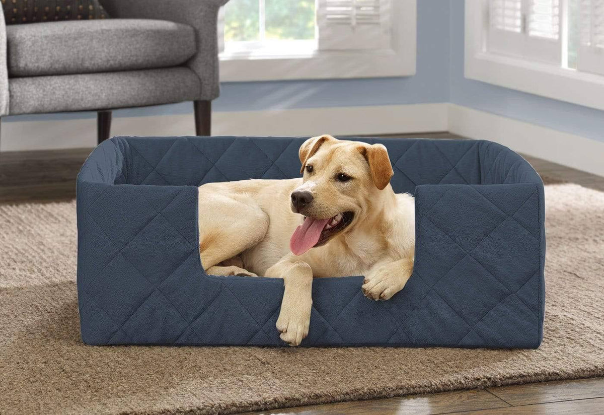 Large Blue Orthopedic Pet Bed L832029