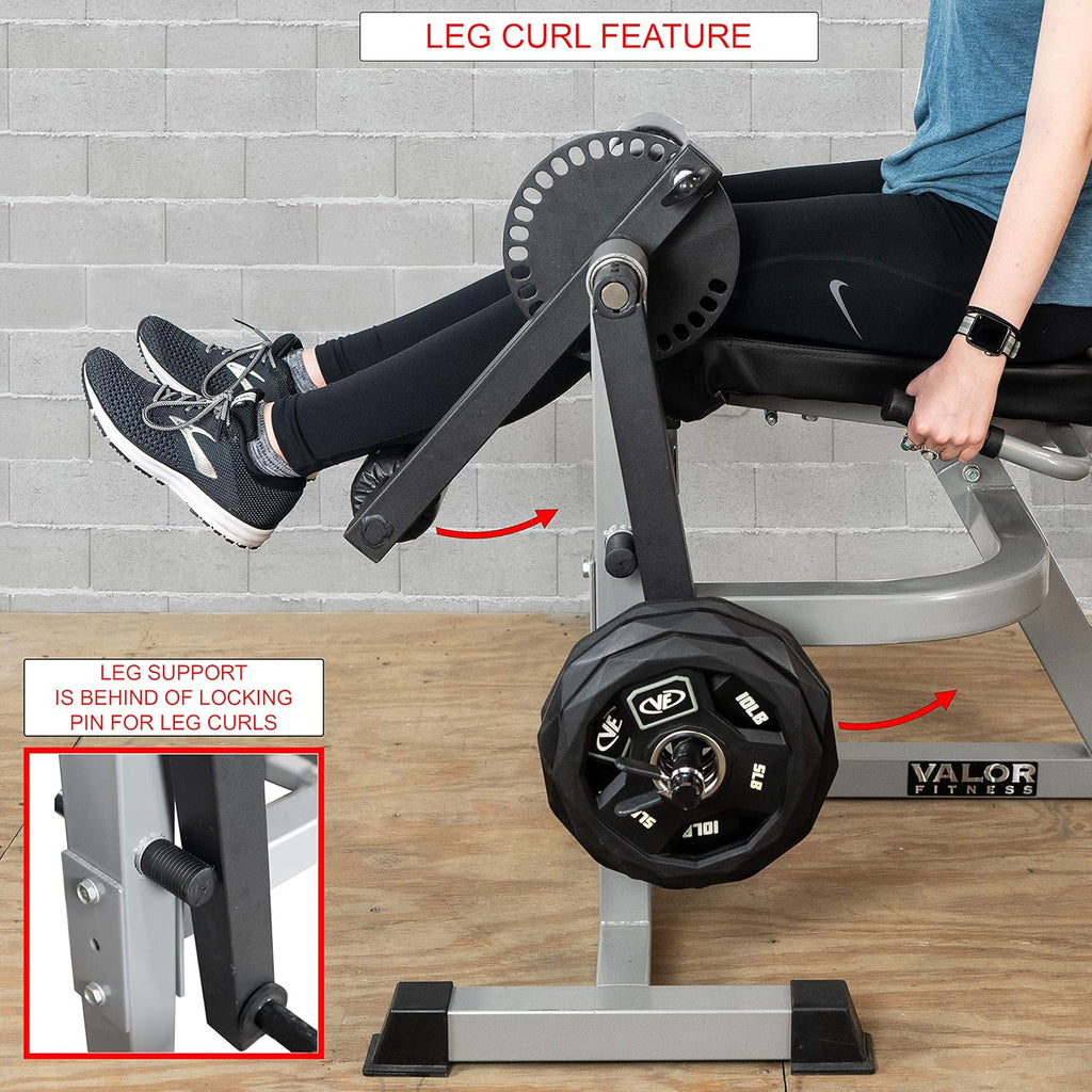Adjustable Leg Curl Extension Machine V774624
