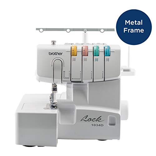 White Heavy-Duty Metal Frame Overlock Machine U97107
