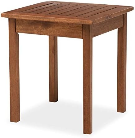 Eucalyptus Wood Side Table M7319
